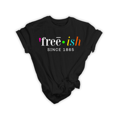 Free-Ish Short-Sleeve Unisex T-Shirt (White Font)