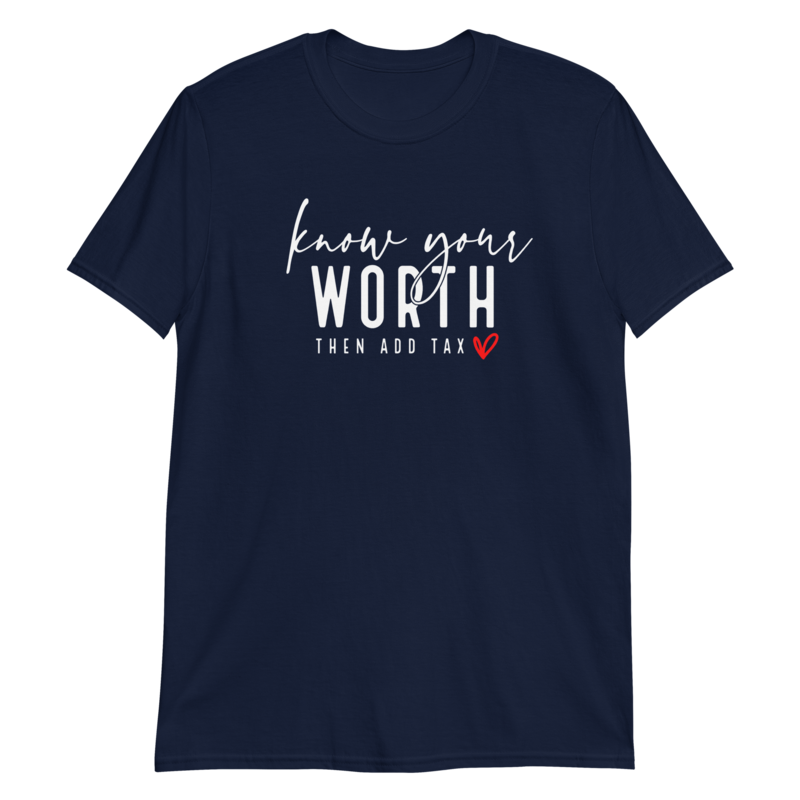 "Know Your Worth" Short-Sleeve T-Shirt