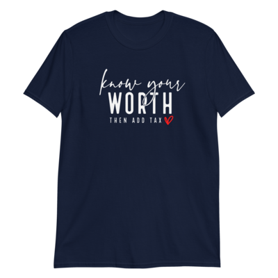 "Know Your Worth" Short-Sleeve T-Shirt