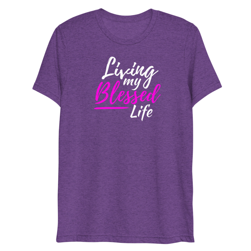 Living My Blessed Life Short sleeve t-shirt