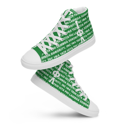 Iota Phi Lambda Sorority, Inc. Women’s High-Top Canvas Shoes