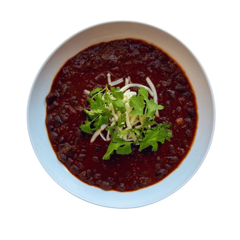 VEGETARIAN BLACK BEAN CHILI