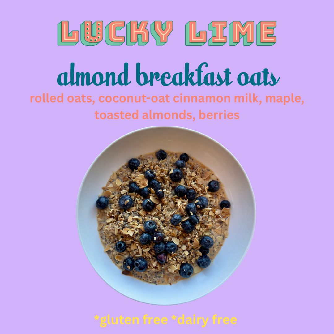 ALMOND CINNAMON BREAKFAST OATS