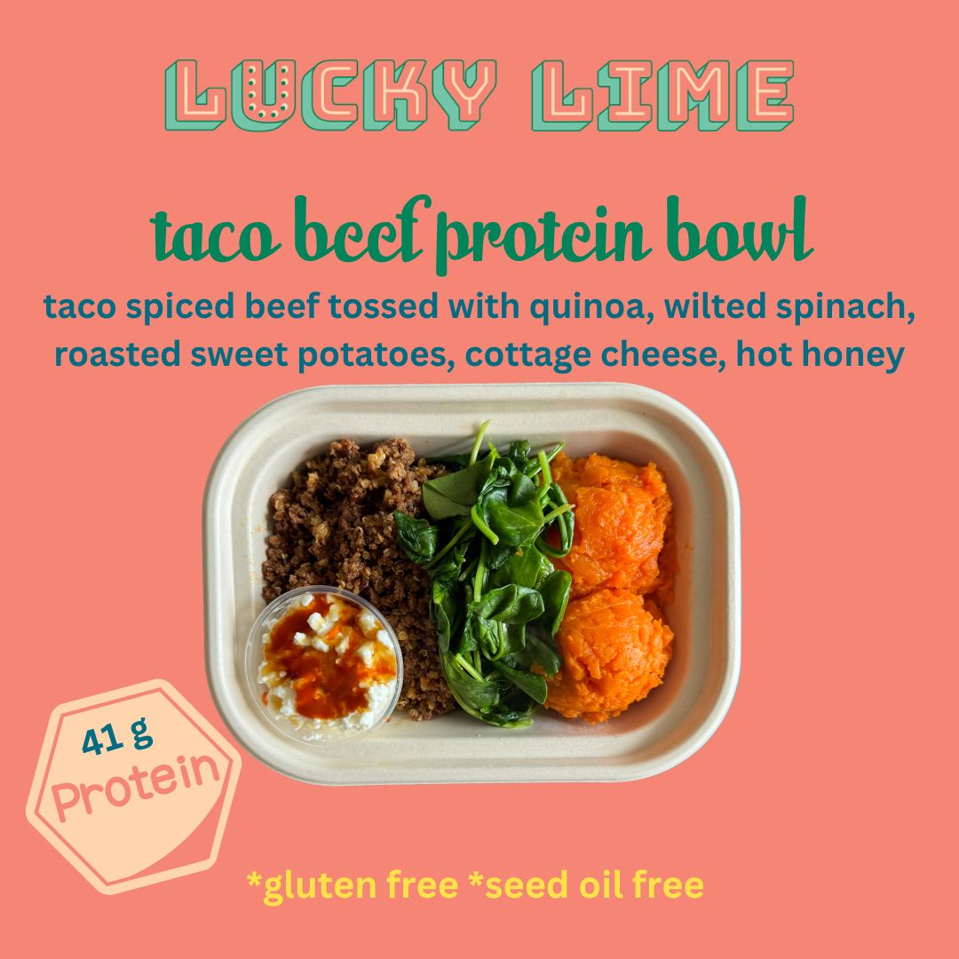 TACO BEEF PROTEIN BOWL