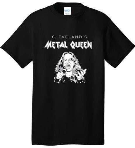 Cleveland&#39;s Metal Queen T-shirt (Front/Back print)
