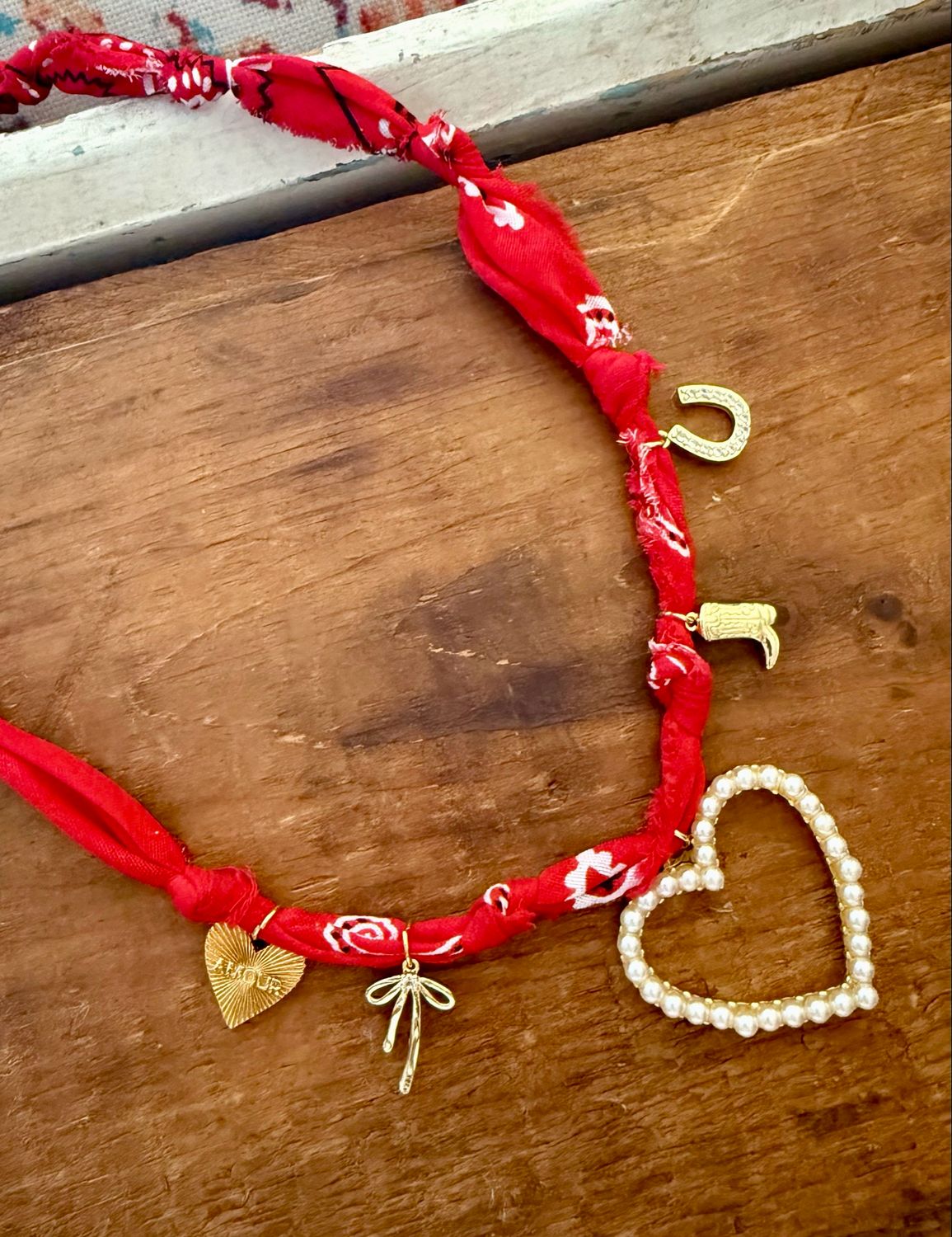 Country Sweetheart Charm Necklace