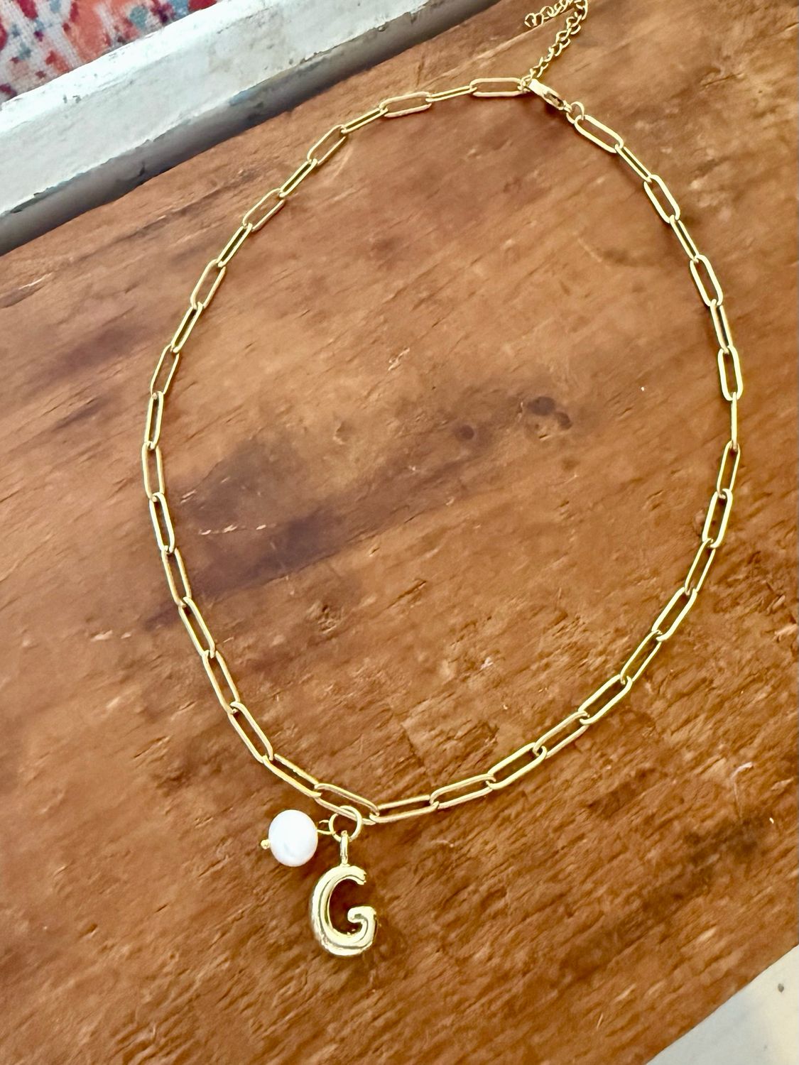 Initial Charm Necklace