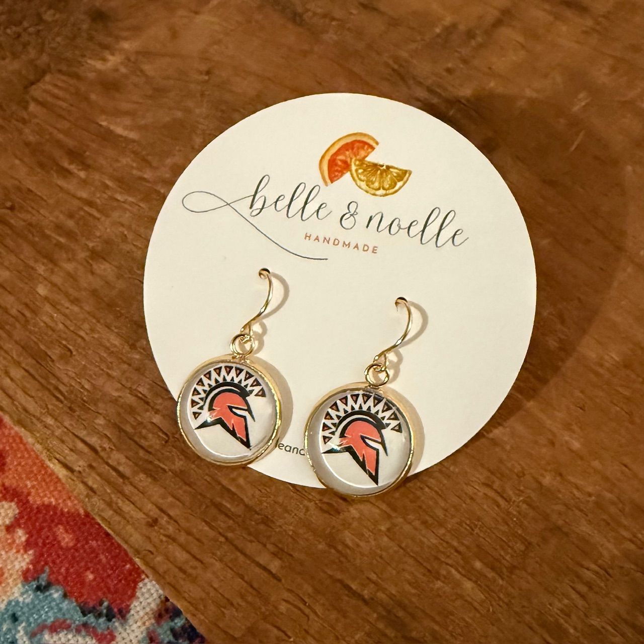 Spartan Logo (NEW!) Earrings