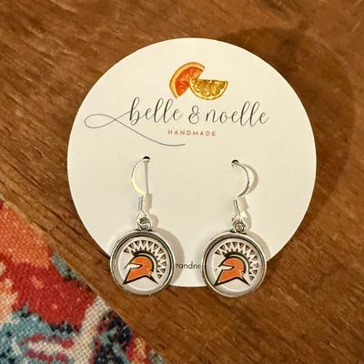 Alumni Spartan Logo Earrings