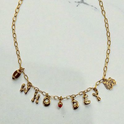Bengals “Who Dey” Charm Necklace