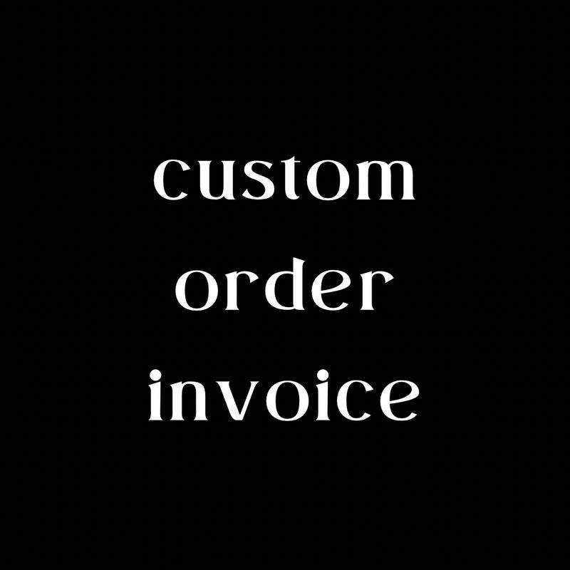 Custom Order Invoice - Abbey S December 2025