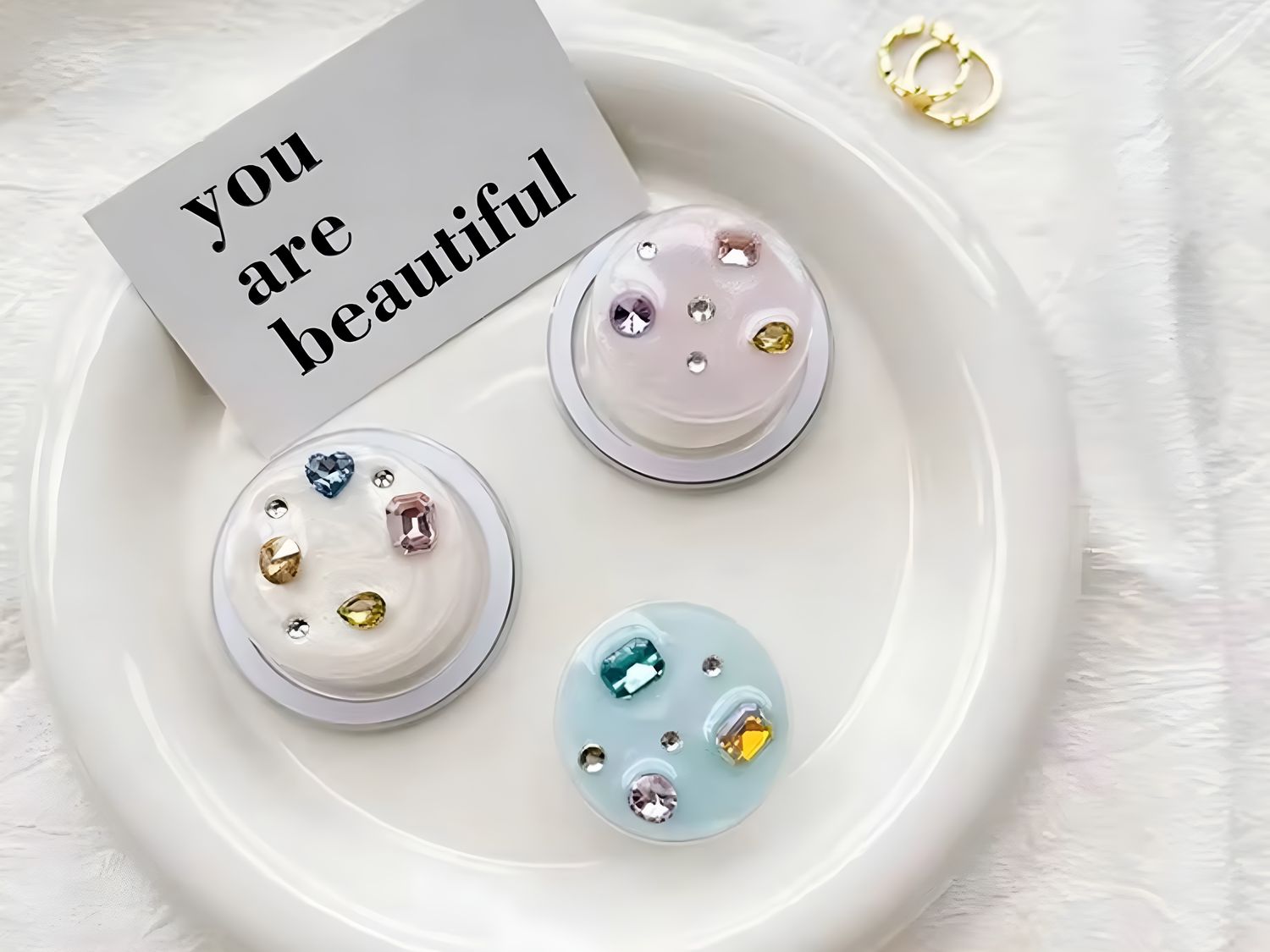 Rhinestone Jeweled Phone Grip and Stand | Jeweled Phone Grip | Jeweled Phone Grip Magsafe, Wireless Charging Compatible, with Adapter Ring