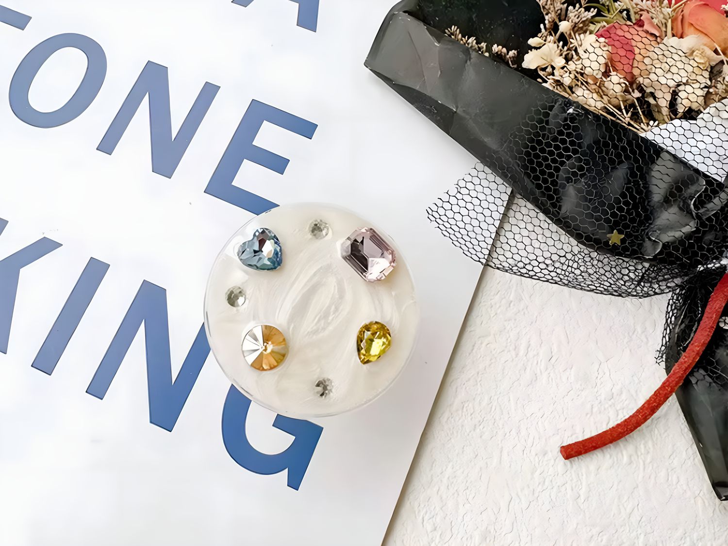 Rhinestone Jeweled Phone Grip and Stand | Jeweled Phone Grip | Jeweled Adhesive Phone Grip