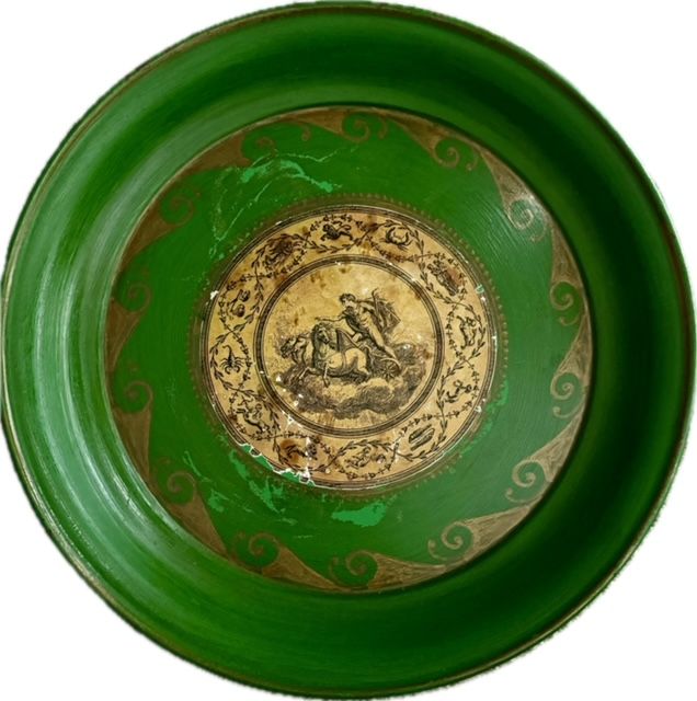 Vintage Decoupage tray from France