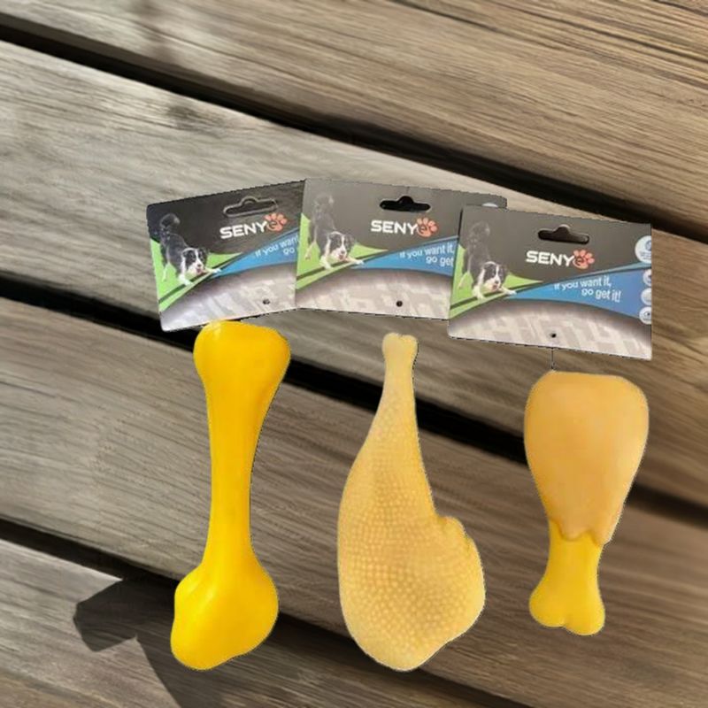 Pet Dog Chew Toys for Small Dogs. Squeaky Toy fun. Pkg of 3