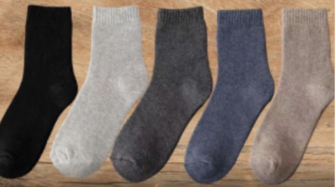 Men&#39;s multi-color 5 Pcs Winter Thick Wool Socks for Men