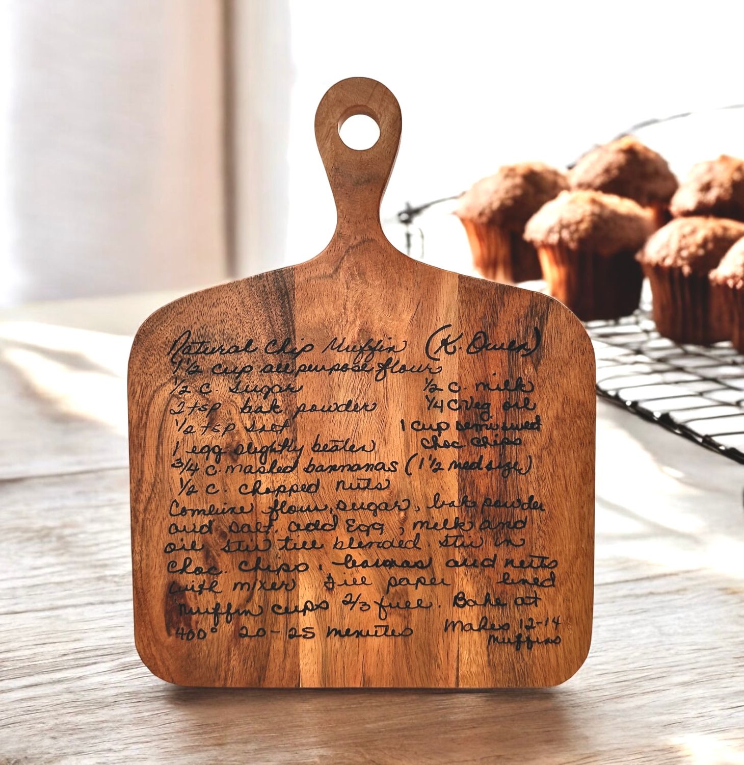 Personalized Recipe Board - Medium - 11.75x8.75&quot;
