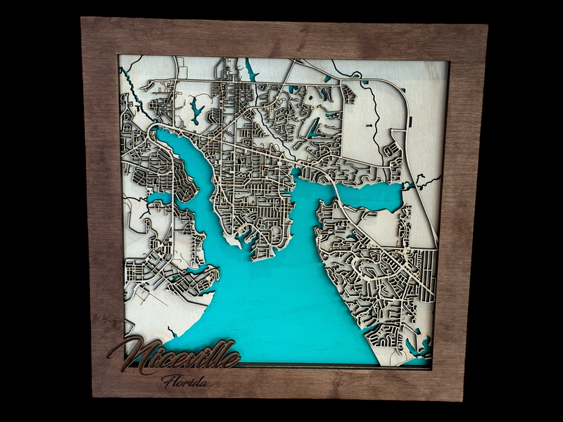 Custom layered map