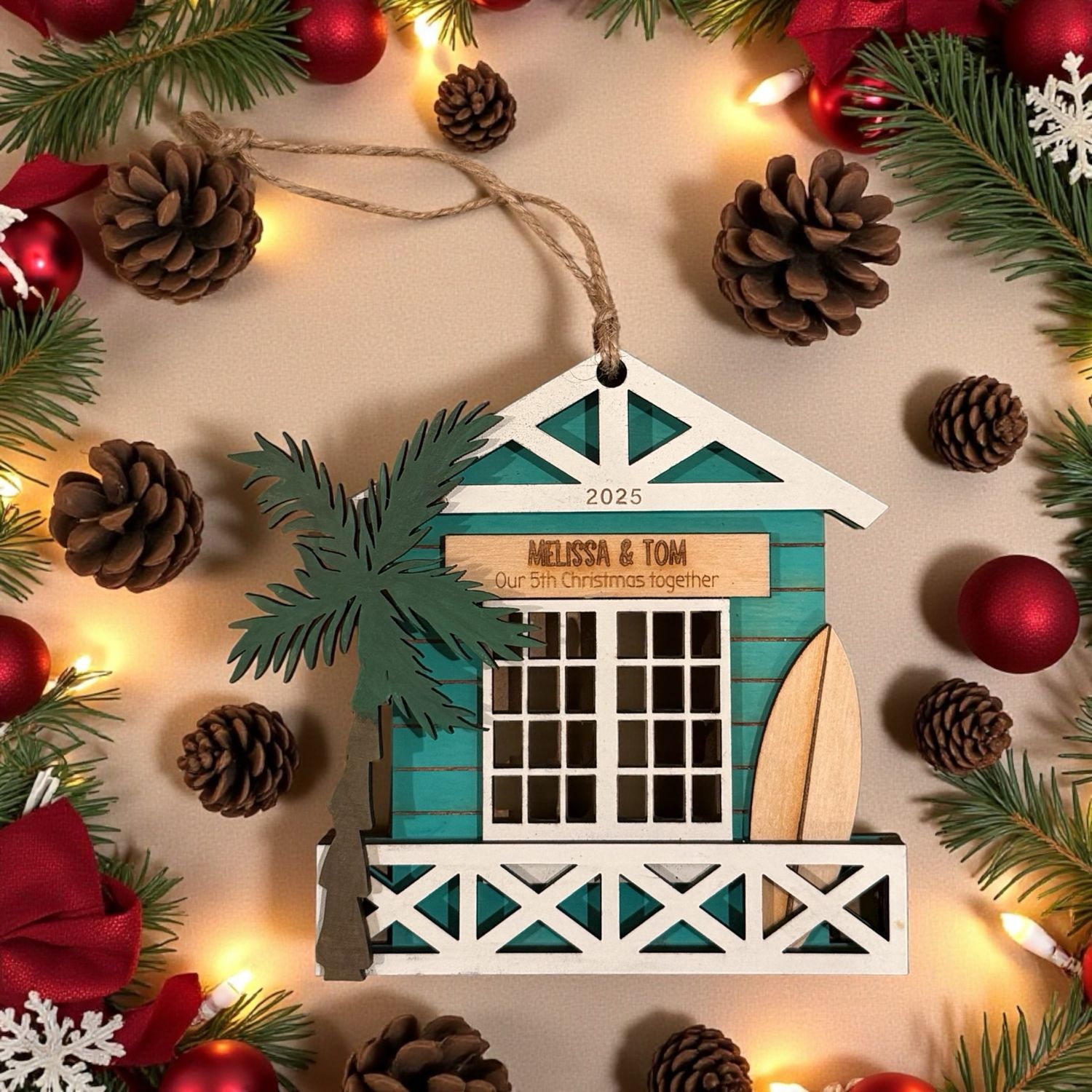 Beach house ornament