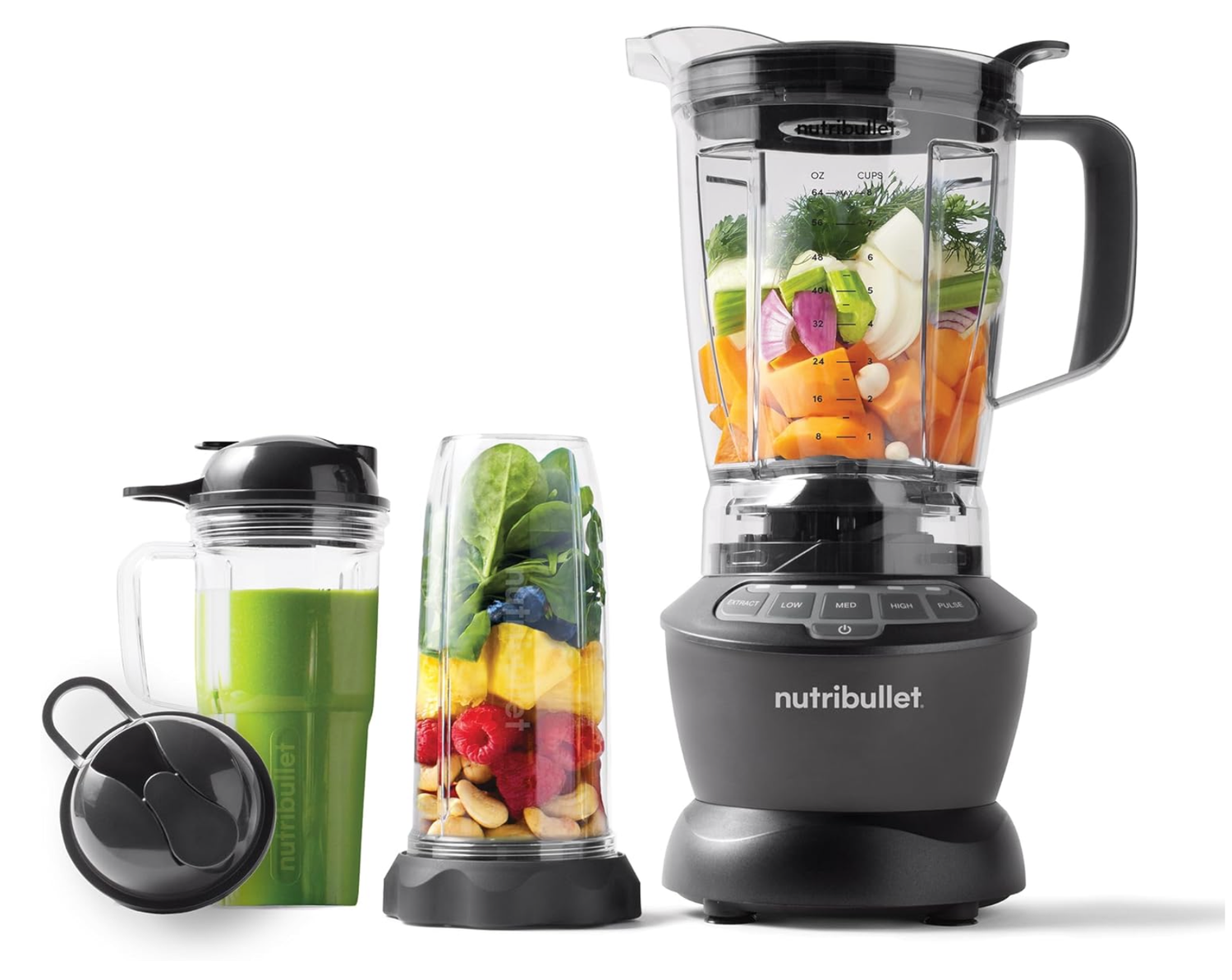 nutribullet Full-Size Blender Combo 1200W – NBF50500 - Dark Gray