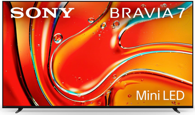 Sony BRAVIA 7 65 Inch QLED LCD TV, 4k Ultra HD with Mini LED Brightness and Contrast, Real-World Colors, Powerful Processing, Studio Calibrated Picture, Crystal Clear Picture - 65XR70