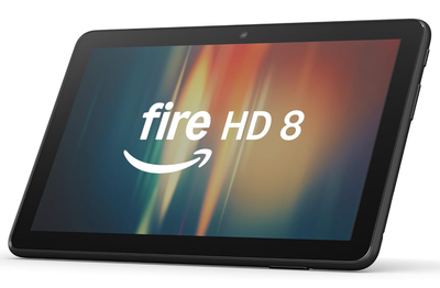 New Amazon Fire HD 8 tablet, 8” HD Display, 3GB memory, 32GB, designed for portable entertainment, Black, (2024 release)