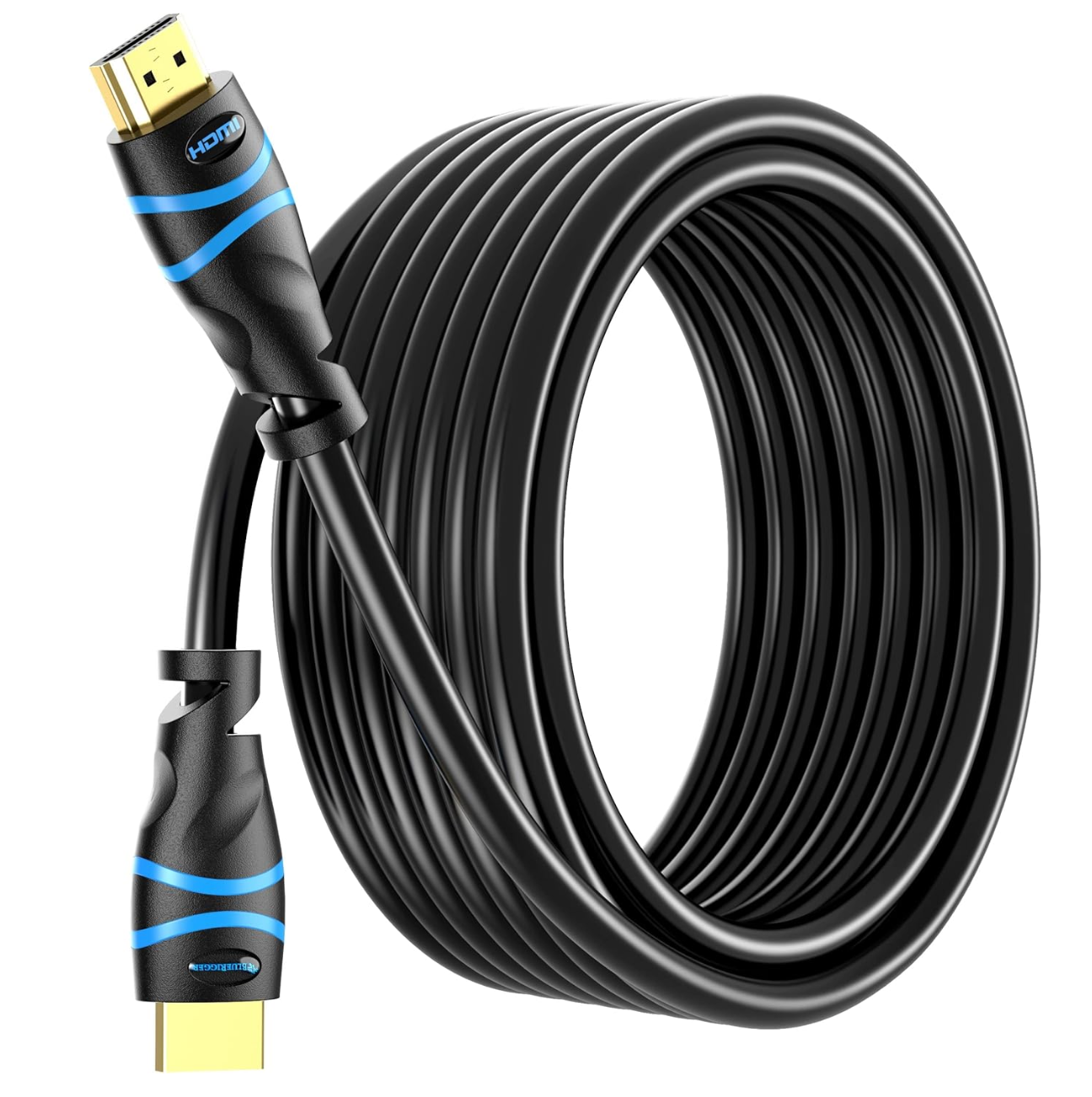 BlueRigger 4K HDMI Cable 35FT (4K 30Hz, HDR10, in-Wall CL3 Rated, High Speed, HDCP2.3, eARC) - Long HDMI Cable Compatible with Home Theatre, HDTV, Gaming Consoles, Streaming Devices