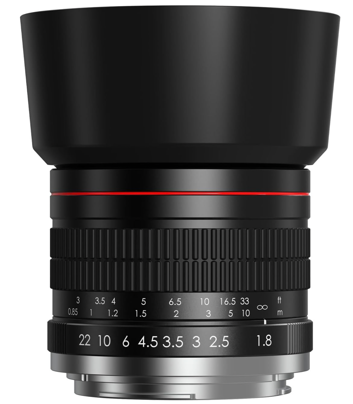 EF 85mm F1.8 Portrait Lens - Medium Telephoto Manual Focus SLR Cameras Lens for Canon EOS Rebel T Series (T8i/T7i/T7/T6/T3i/T2i/4000D/850D/SL3/SL2) &amp; High-End DSLRs (6D Mark II/5D Mark IV/90D/80D/77D)