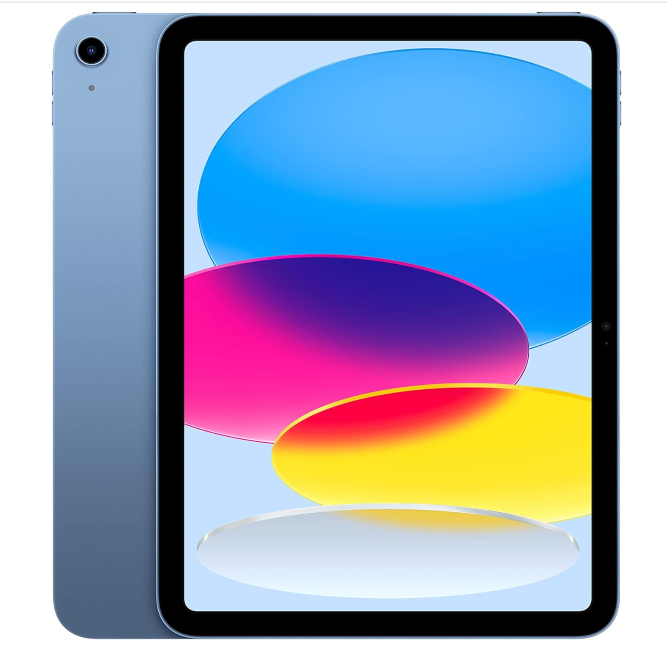 Apple iPad (10th Generation): with A14 Bionic chip, 10.9-inch Liquid Retina Display, 64GB, Wi-Fi 6, 12MP front/12MP Back Camera, Touch ID, All-Day Battery Life – Blue
