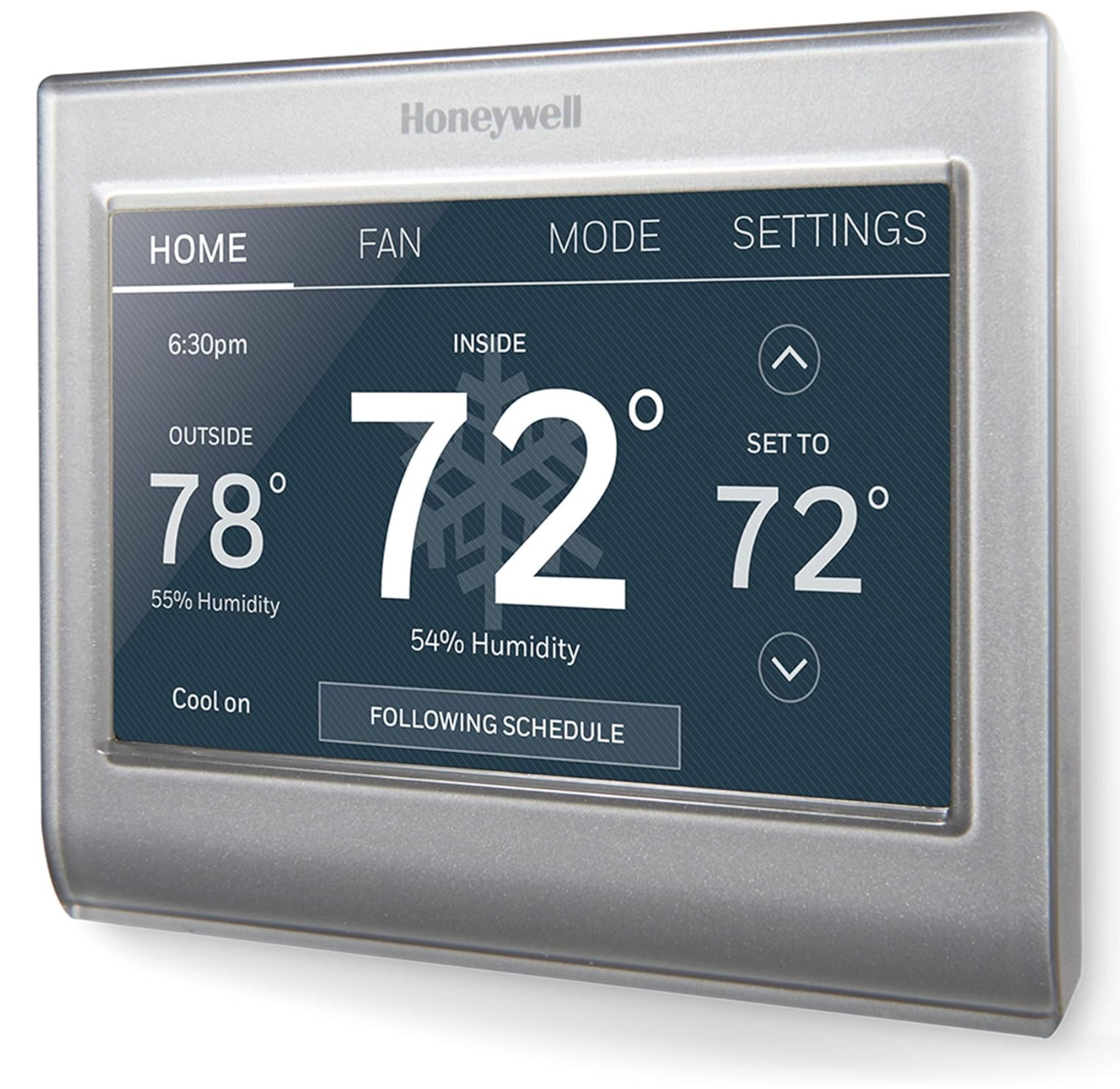 Honeywell Home RTH9585WF1004 Wi-Fi Smart Color Thermostat, 7 Day Programmable, Touch Screen, Energy Star, Alexa Ready, Gray