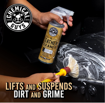 Chemical Guys SPI_109_16 Leather Cleaner and Leather Conditioner Kit for Use on Leather Apparel, Furniture, Car Interiors, Shoes, Boots, Bags &amp; More (2 - 16 fl oz Bottles)