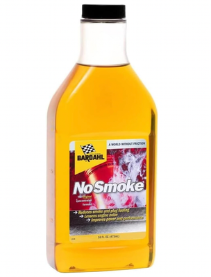 Bardahl No Smoke Motor Oil Additive - Engine Treatment for Oil Burning and Excessive Exhaust Smoke - Stop Smoke and Quiet Noisy Engines While Lowering Emissions - 16 fl oz (1 Pack)