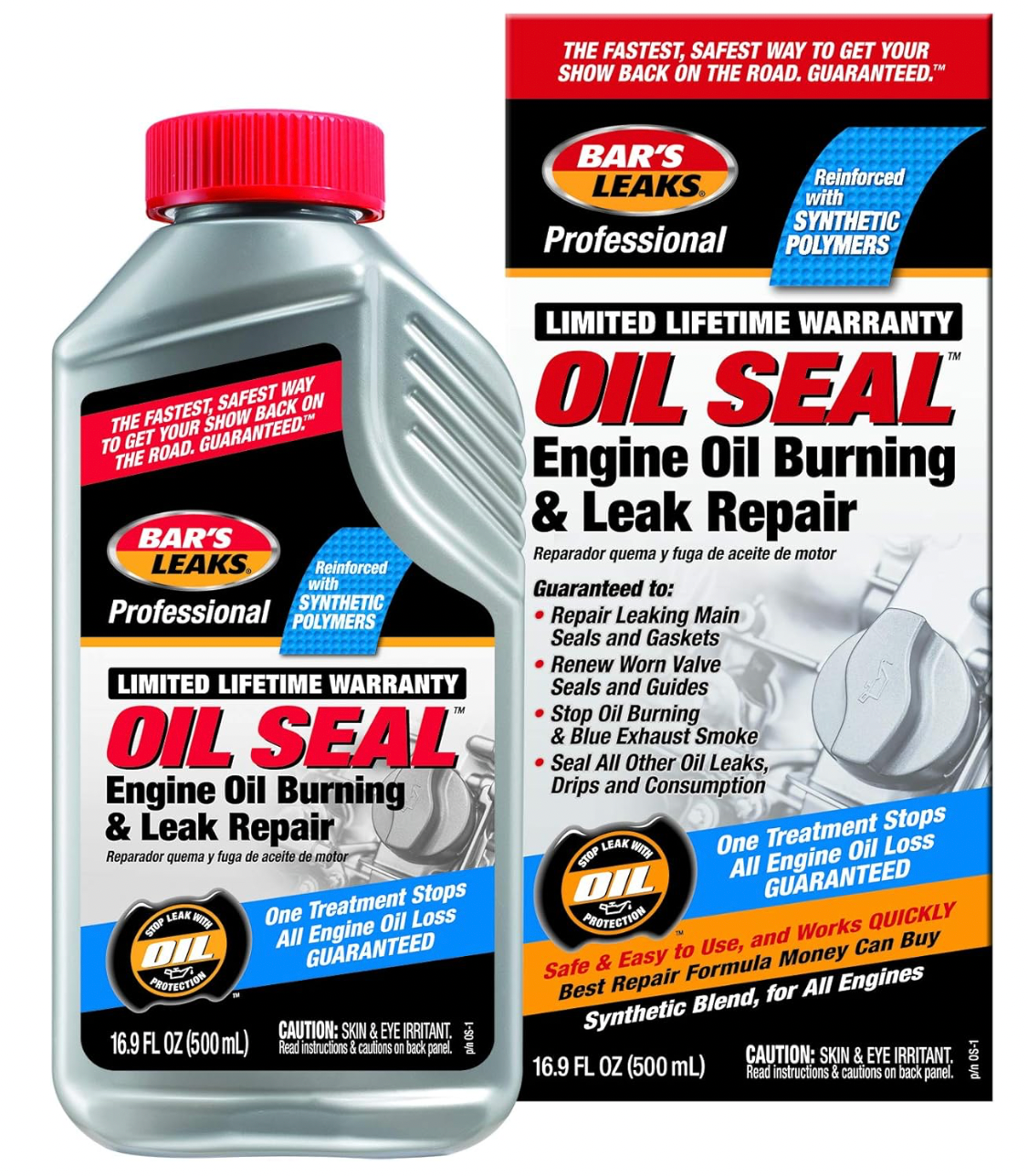 Bar&#39;s Leaks OS-1 Seal Engine Oil Burning/Leak Repair - 16.9 oz.