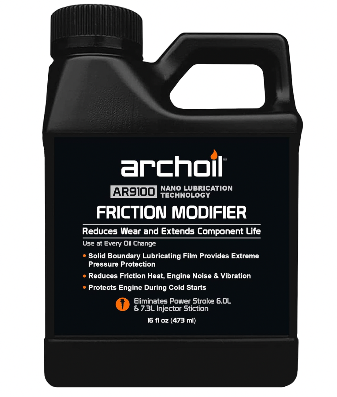 Archoil AR9100 Oil Additive (16oz) for All Vehicles - Powerstroke Cold Starts, Eliminates Injector Problems