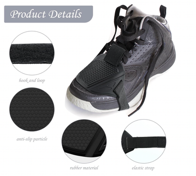 2 Pieces Motorcycle Shoe Protector Motorbike Shift Pad Motorcycle Shifter Shoe Protector Shoe Boot Cover Rubber Motorcycle Gear Shift Pad Soft Shift Boot Cover for Shoes Boots Protector Cover, Black