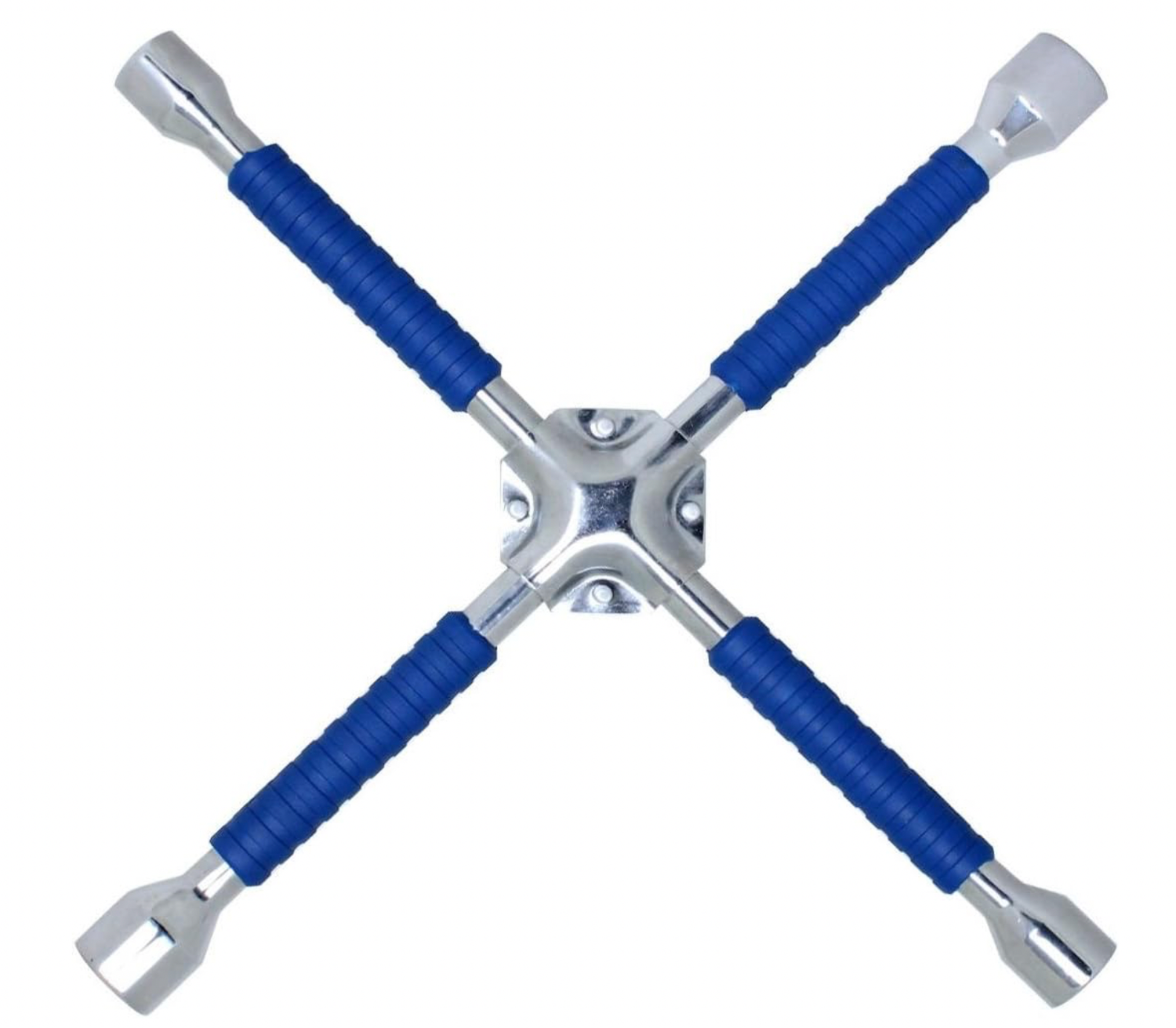 CARTMAN 16 Inch Universal Heavy Duty Lug Wrench Non Slip 4 Way Tire Iron Wrench