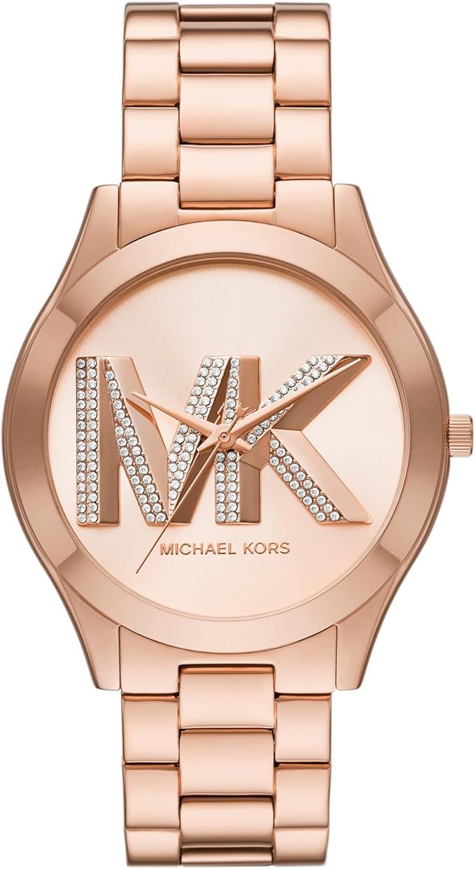 Michael Kors Slim Runway Women&#39;s Watch, Stainless Steel Bracelet Watch for Women