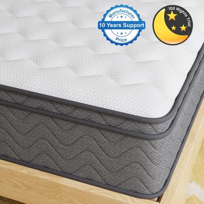 Queen Mattress 10 Inch, Mattress Queen Size, Memory Foam Mattress in a Box, Queen Size Mattresses, Hybrid Mattress Queen, Motion Isolation, Pocket Spring, Back Pain Relief, Breathable