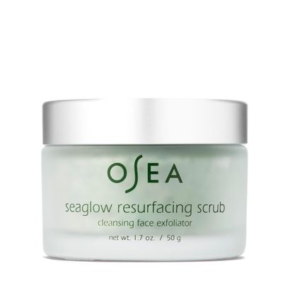 OSEA Seaglow Resurfacing Face Cleanser and Scrub 1.7oz - Facial Scrub - Facial Cleanser - 2-in1 Face Scrub &amp; Cleanser for All Skin Types - Facial Exfoliator and Cleanser - Clean Beauty - Vegan