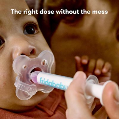 Frida Baby Medicine Pacifier, Medi Frida Baby Medicine Syringe &amp; Accu-Dose Pacifier, Baby Medicine Dispenser for Mess &amp; Fuss Free Use