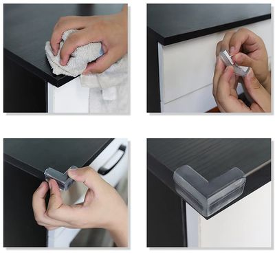 12 Pack Corner Guards Corner Protectors Baby Proof Furniture Corner &amp; Edge Safety Bumpers, Table Corner Protector for Furniture Corner Covers Baby Safety