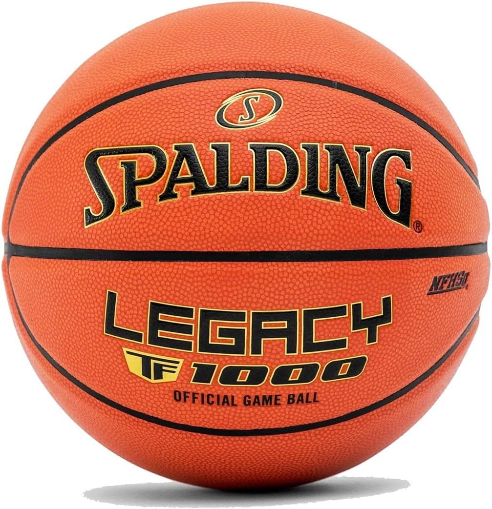 Spalding TF-1000 Indoor Game Basketballs, Premium Composite Leather, High School &amp; College Approved - 29.5&quot;, 28.5&quot;