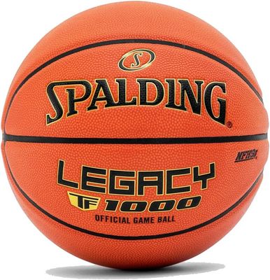 Spalding TF-1000 Indoor Game Basketballs, Premium Composite Leather, High School &amp; College Approved - 29.5&quot;, 28.5&quot;