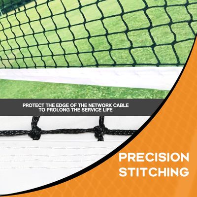 Tennis Net Outdoor Heavy Duty Professional Tennis Court Net Replacement Portable Tennis Net Nylon for Standard Tennis Courts [Includes 2 Fiberglass Dowels]