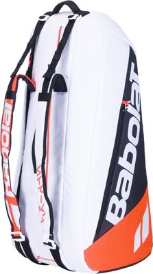 Babolat Pure Strike 4th Gen Racquet Holder x6 Tennis Bag (White/Red)