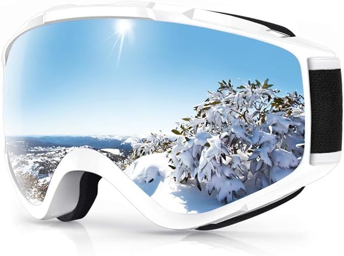 findway Ski Goggles OTG - Over Glasses Snow/Snowboard Goggles for Men, Women &amp; Youth - 100% UV Protection