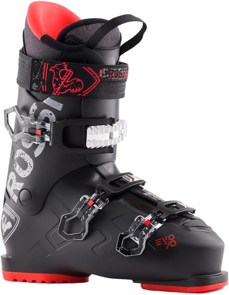 Rossignol Evo 70 - Ski Boots for Men - Relaxed Fit Snow Ski Boots - Black