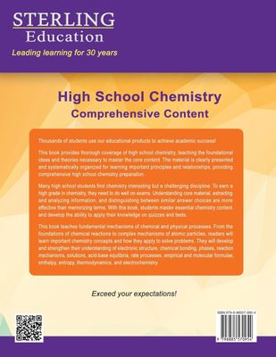 High School Chemistry: Comprehensive Content for High School Chemistry (High School STEM Series)