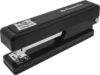 The Oregon Stapler, Built in USA, Built-in Staple Remover, Staples 2 to 25 Sheets, includes Box of 1,250 &quot;Powerhouse&quot; Standard 26/6 Staples, for Home, School or Office, Black