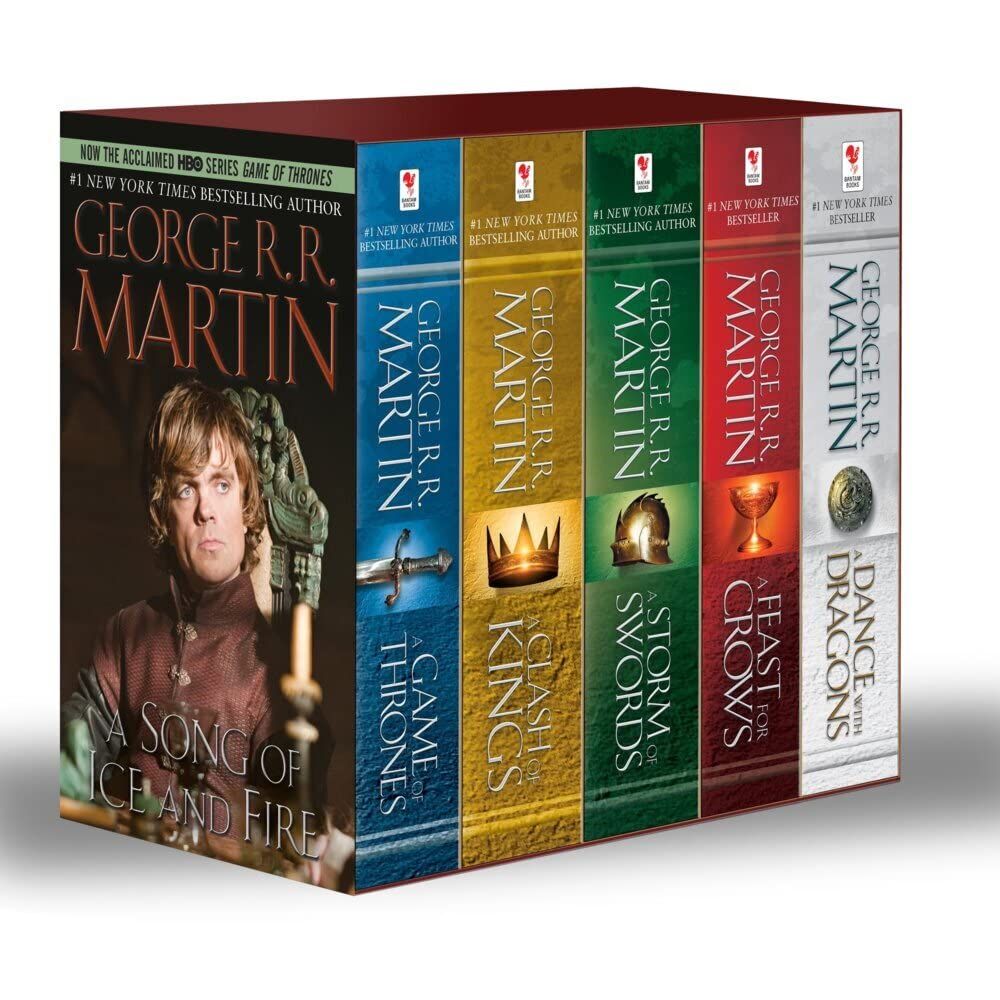 George R. R. Martin&#39;s A Game of Thrones 5-Book Boxed Set (Song of Ice and Fire Series): A Game of Thrones, A Clash of Kings, A Storm of Swords, A ... A Dance with Dragons (A Song of Ice and Fire)